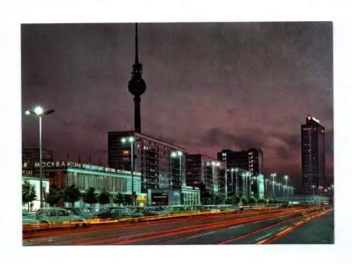 Ak Berlin 1973 Karl Marx Allee