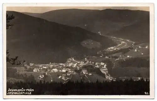 Foto Ak Spindlermühle Riesengebirge 1932