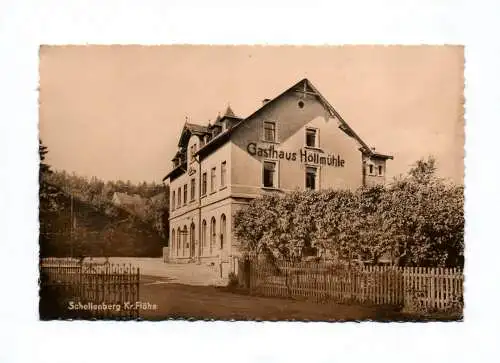 Ak Schellenberg Kreis Flöha Gasthaus Höllmühle