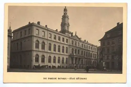 Foto Ak Riga Lettland Rathaus 2 Wk