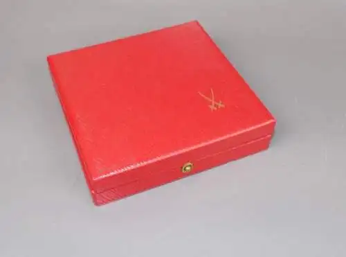 Meissen Medaille Bergbau Sicherheit Verdienstvolle Tätigkeit  DDR Etui