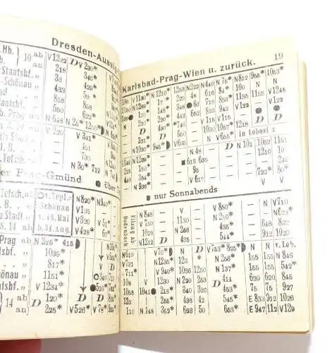 Nieschers Dresden Eisenbahn Dampfschiff Straßenbahn Fahrplan 1914 Sommer