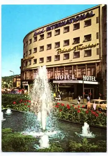 Ak Jena Hotel International 1980 in Farbe DDR Bunt Postkarte