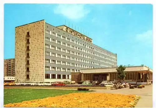 Ansichtskarte Gera Interhotel 1979 DDR Farbe Postkarte