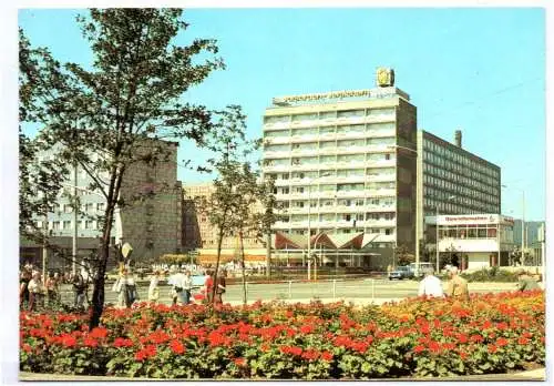 Ak Gera Stadtzentrum 1982 DDR