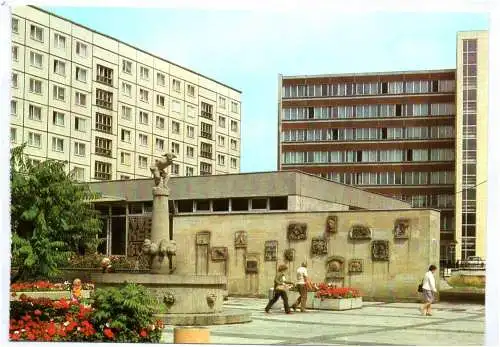 Ak Magdeburg Alter Markt DDR Architektur 1984