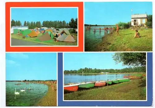 Ak Naherholungsgebiet Barleber See Kreis Wolmirstedt 1981