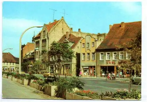 Ak Hettstedt Markt 1982 DDR in Farbe