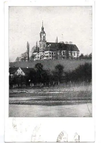 Ak Cistercienserpropstei Birnau bei Überlingen am Bodensee 1930 Bahnpost