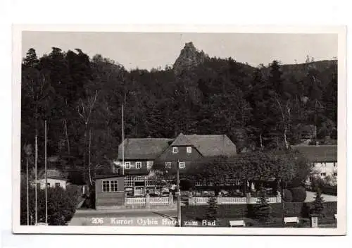 Foto Ak Kurort Oybin Hotel zum Bad 1930 er