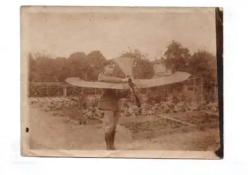 Foto Soldat Rumpler Taube Fluzeug Modell 1916