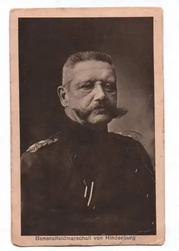 Ak Generalfeldmarchall von Hindenburg