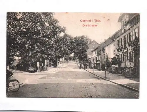 Ak Oberhof in Thüringen Dorfstrasse DR 1906