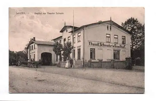 Ak Leezen Gasthof von Theodor Schnohr DR 1920