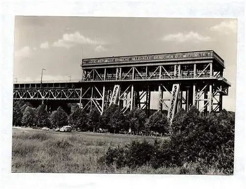 Ak Niederfinow Schiffshebewerk Echtfoto