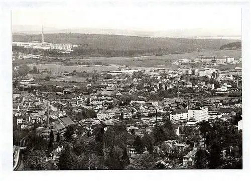 Foto Ak Ilmenau Thüringen Blick zum Eichicht Echtfoto DDR