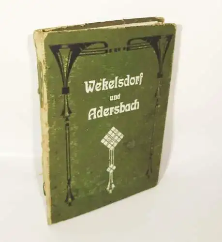 Leporello Wekelsdorf und Adersbach Böhmen Teplice nad Metují Tschechien 1910er 