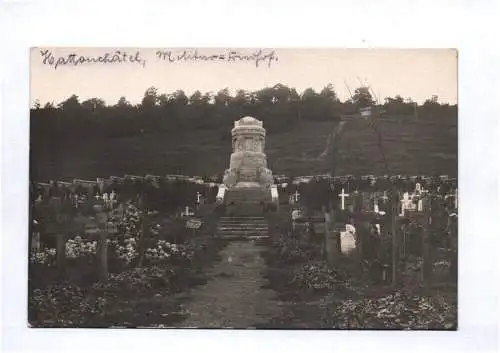 Foto Ak Hattonchatel Militär Friedhof 1 Wk Frankreich