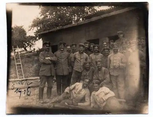 Foto Soldaten FAR 192 Montfaucon Ardennes 1916 