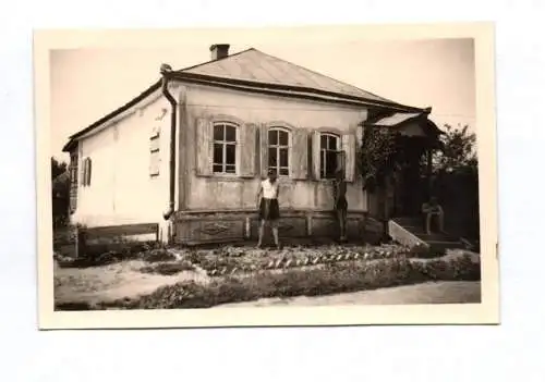 Foto Tomarowka bei Charkow 1942 Soldaten Unterkunft Ostfront