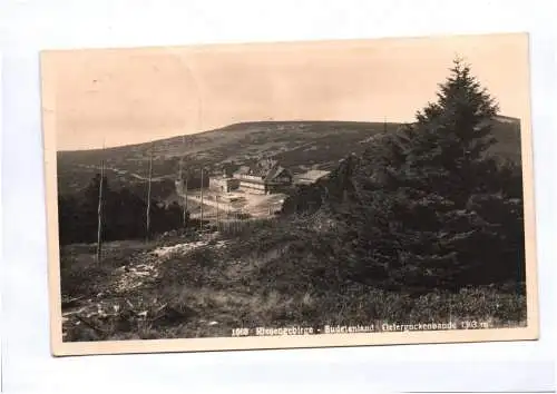 Foto Ak Riesengebirge Sudetenland Geierguckenbaude 1941 Schlesien