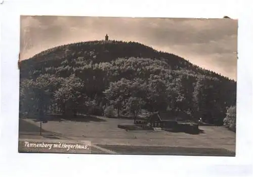 Foto Ak Tannenberg mit Hegerhaus 1925 Böhmen