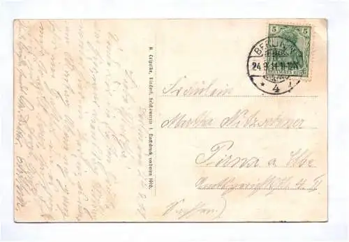 Ak Berlin C Gruss aus dem Rosenthaler Hof 1911 Rosenthalerstraße 