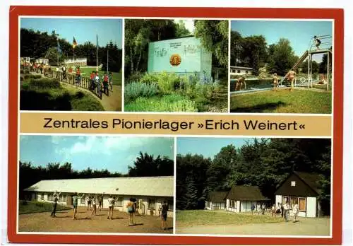 Ak Friedrichsbrunn Kreis Quedlinburg Zentrales Pionierlager Erich Weinert 1986