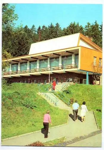 Ak Waldau Kreis Hildburghausen FDGB Erholungsheim Bergkristall 1982 Architektur