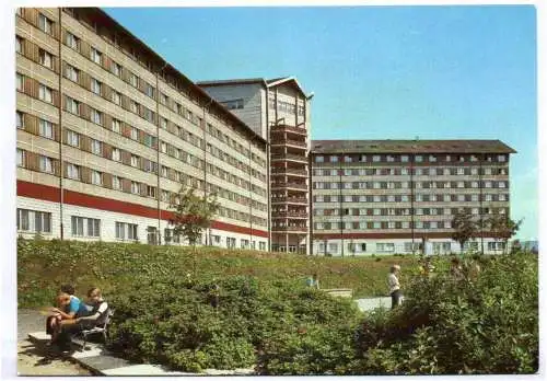 DDR Ak Suhl Thüringer Wald Ringberghaus 1986