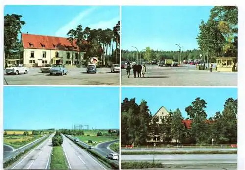 Ak Hermsdorfer Kreuz Kreis Stadtroda Mitropa Rasthof 1979 in Farbe