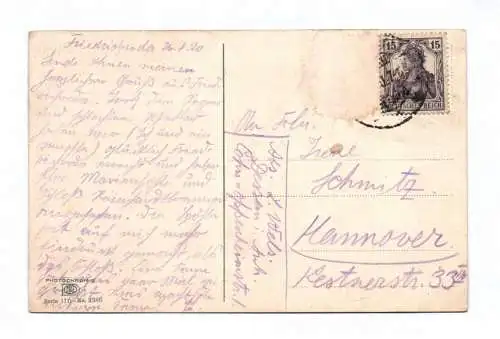 Künstler Ak Rehe und Füchse in der Wildnis Portrait gemalt 4 Stück 1920