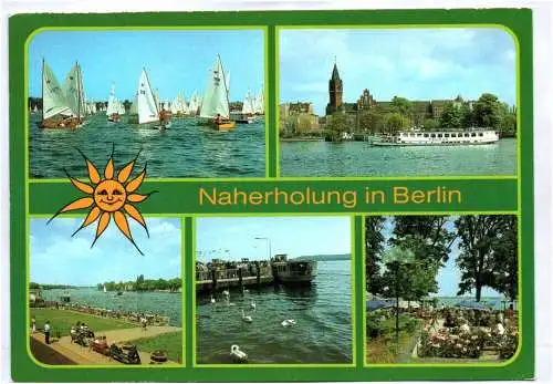 Ak Naherholung in Berlin Mehrbild in Farbe 1985