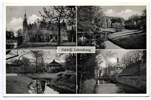 Ak Schloß Lütetsburg Norden 1957 Ostfriesland