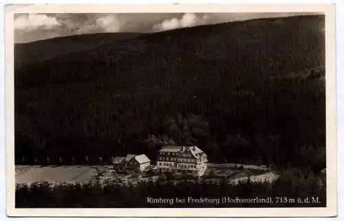 Ak Rimberg bei Fredeburg Hoch Sauerland 1941 Feldpost