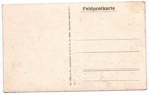 Feldpostkarte Gruss aus dem Lazarett Buch bei Berlin