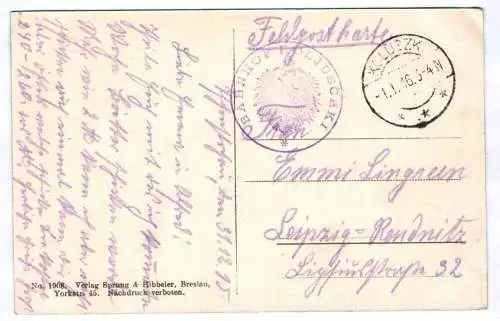 Ak Tschenstochau russisch Polen 1916 Bahnhof Kolkuschki Stempel 1916