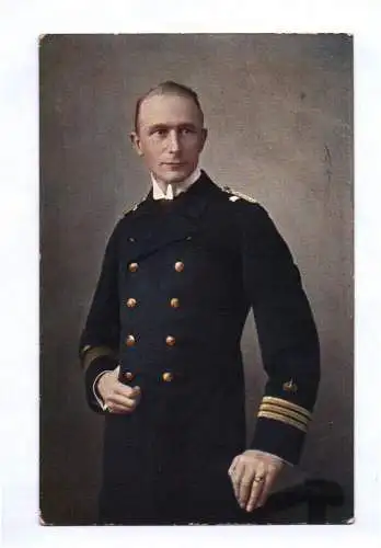 Ak Fregattenkapitän von Müller 1915 Feldpost Kriegsmarine