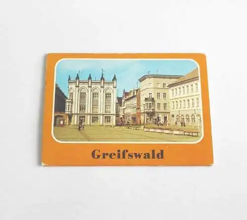 Greifswald 6 Fotos Bildermappe DDR 1982