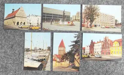 Greifswald 6 Fotos Bildermappe DDR 1982