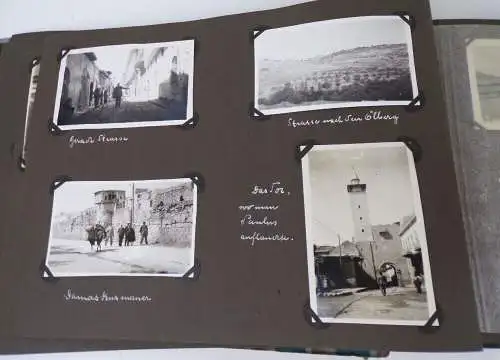 Altes Fotoalbum Buch Evangelisten Nonne Schwester Israel Jerusalem USA Deutschla