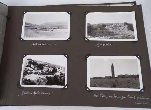 Altes Fotoalbum Buch Evangelisten Nonne Schwester Israel Jerusalem USA Deutschla