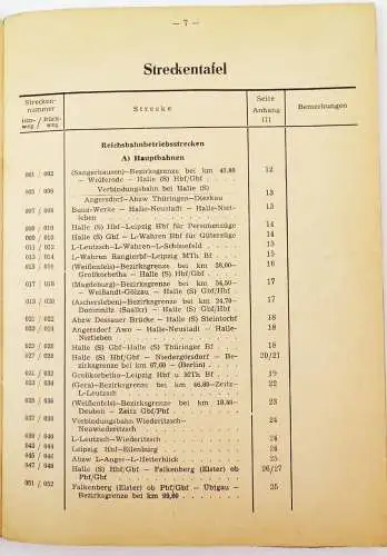 Anhang II Dienstvorschrift f d Ermittlung der Betriebsleistungen Reichsbahn