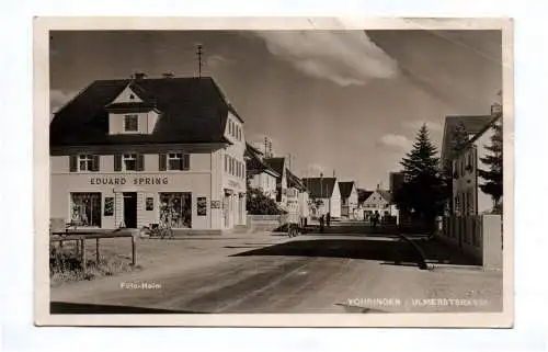 Echtfoto Ak Vöhringen Ulmerstrasse Foto Heim Eduard Spring 1942 Neu Ulm