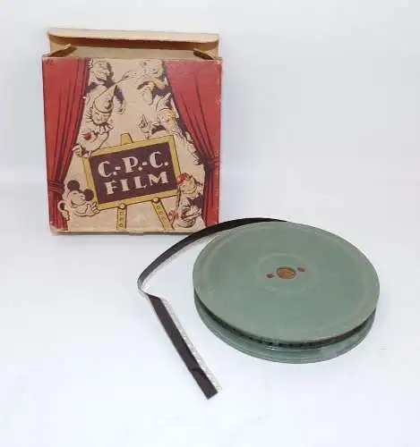 Alter CPC Film Teddy auf Entdeckungsreisen 8 mm Rollfilm 