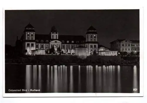 Echtfoto Ak Ostseebad Binz Kurhaus 1930 er