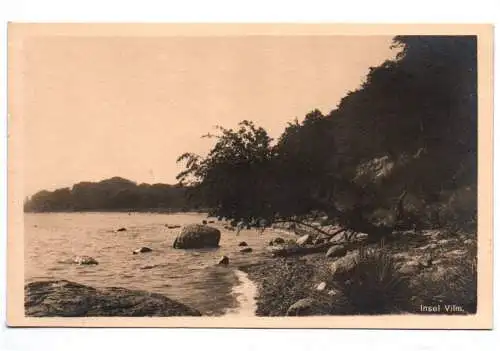 Echtfoto Ak Insel Vilm 1930 er