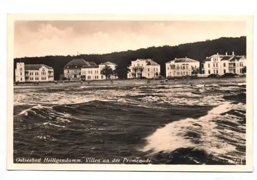 Ak Ostseebad Heiligendamm Villen an der Promenade 1945