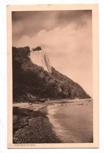 Ak Königsstuhl Berg Steg am Meer Strand 1912 Rügen