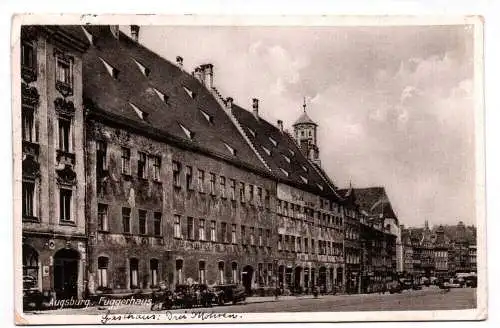 Litho Ak Augsburg Fuggerhaus Gasthaus